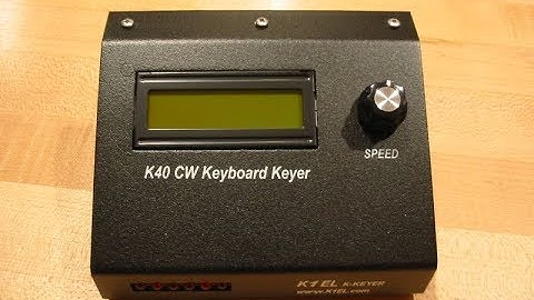 K1EL CW KEYBOARD - hardware/software interface for your computer
