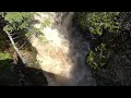 High water on the Cascade River, North Shore Lake Superior, MN