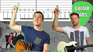 Billy Talent - Rusted From The Rain - How to play on Guitar - (Tabs On Screen)