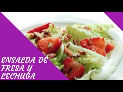 Video: Ensalada Ligera Con Fresas
