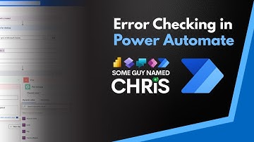 Error Checking in Power Automate