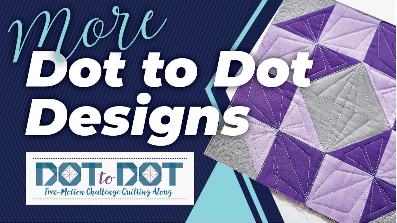 3 Free-Motion Quilting Designs for Beginners  Beginner Quilting Series  with Angela Walters 