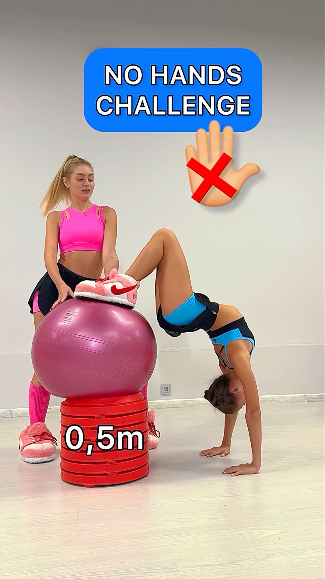 No hands challenge? To the end?