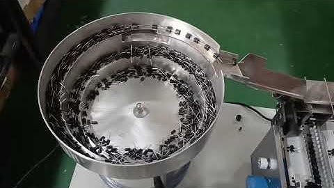 Loose Axial Component Lead Former with Vibration Feeder Resistor Diode Cutting Forming Machine