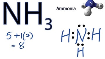 NH3 Lewis Structure - How to Draw the Dot Structure for NH3 (Ammonia)