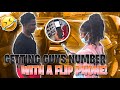 SOCIAL EXPERIMENT| GETTING GUYS NUMBER WITH A FLIP PHONE TO SEE THERE REACTION