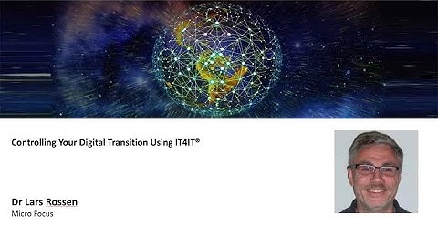 Controlling Your Digital Transition Using the IT4IT™ Standard
