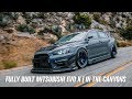 Mitsubishi evo 10 fully built  in the canyons  frh feature 