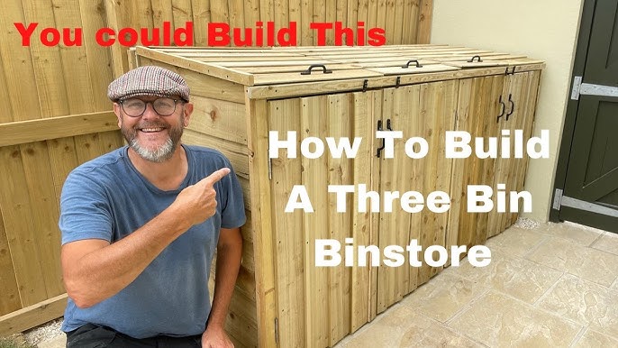 How to Make a Storage Shed for Garbage Cans or Lawn Equipment