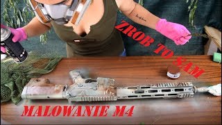 DIY- kamuflaż repliki | Malowanie  M4 | MILIHOLICY