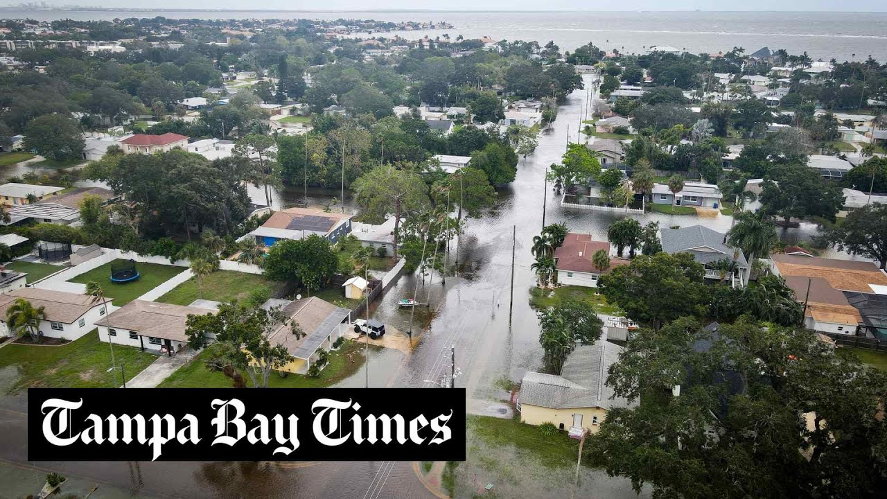 Hurricane Helene surges toward Florida as a dangerous Cat 3 - YouTube