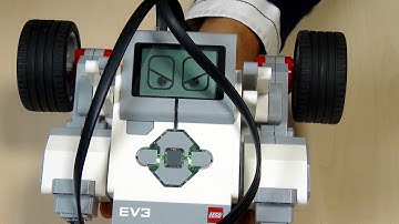 EV3 Phi. Task - make the robot greet a stranger and leave
