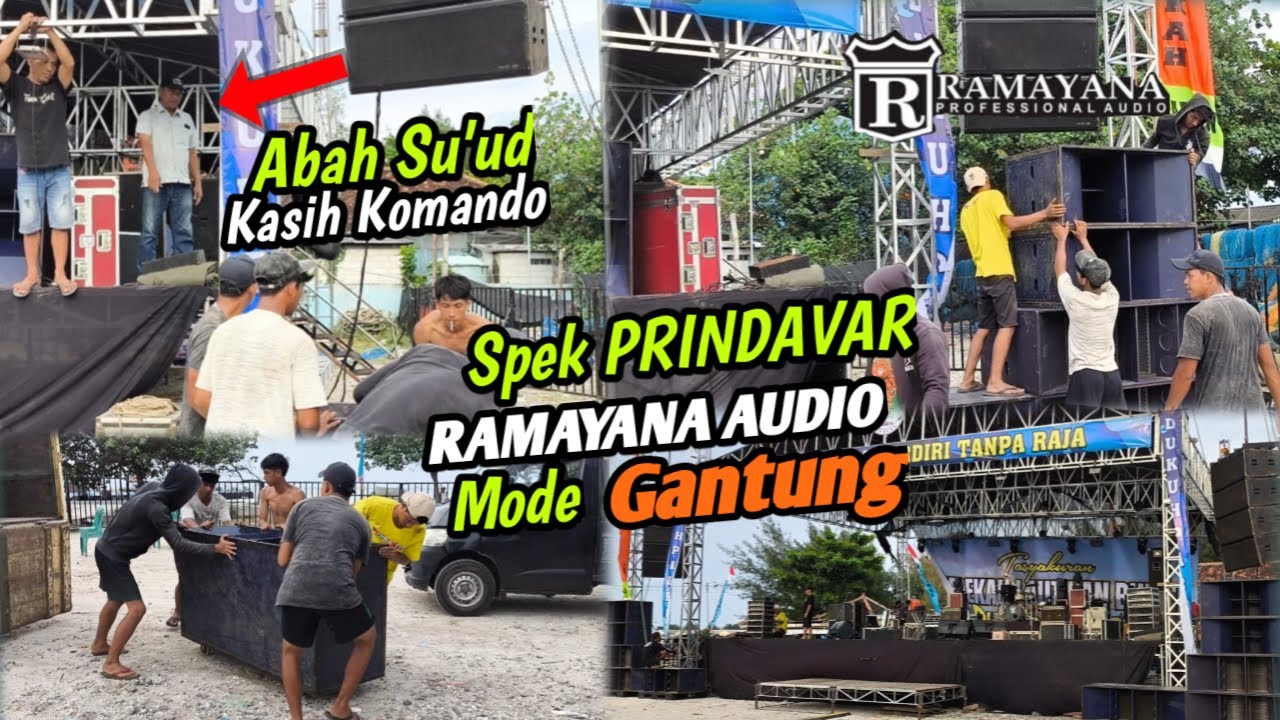 RAMAYANA MODE GANTUNG❗ Loading Ramayana R1 persiapan live Orkes Simpatik Tasikagung Rembang