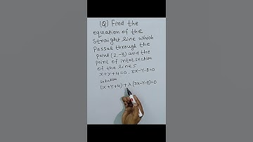 (Straight lines) class 11