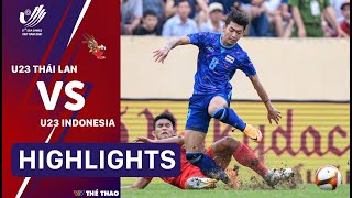 Highlights U23 THÁI LAN vs U23 INDONESIA | 120 phút, 1 bàn thắng và... 4 thẻ đỏ