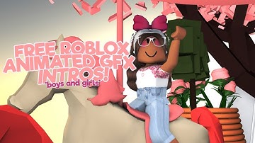 3 Free Roblox GFX Intros! | No Text Templates