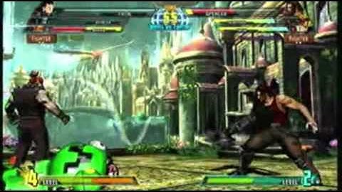 Marvel Vs Capcom 3 Xbox Live Player Match vs BIG DAZE