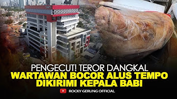 PENGECUT! TEROR DANGKAL, WARTAWAN BOCOR ALUS TEMPO DIKIRIMI KEPALA BABI