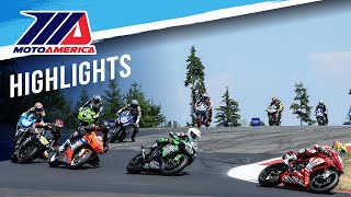 MotoAmerica Supersport Race 2 Highlights at Ridge Motorsport Park 2023