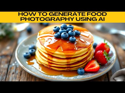How to Generate FOOD PHOTOGRAPHY Using AI Perfect for Menus Recipe Blogs Social Media etc