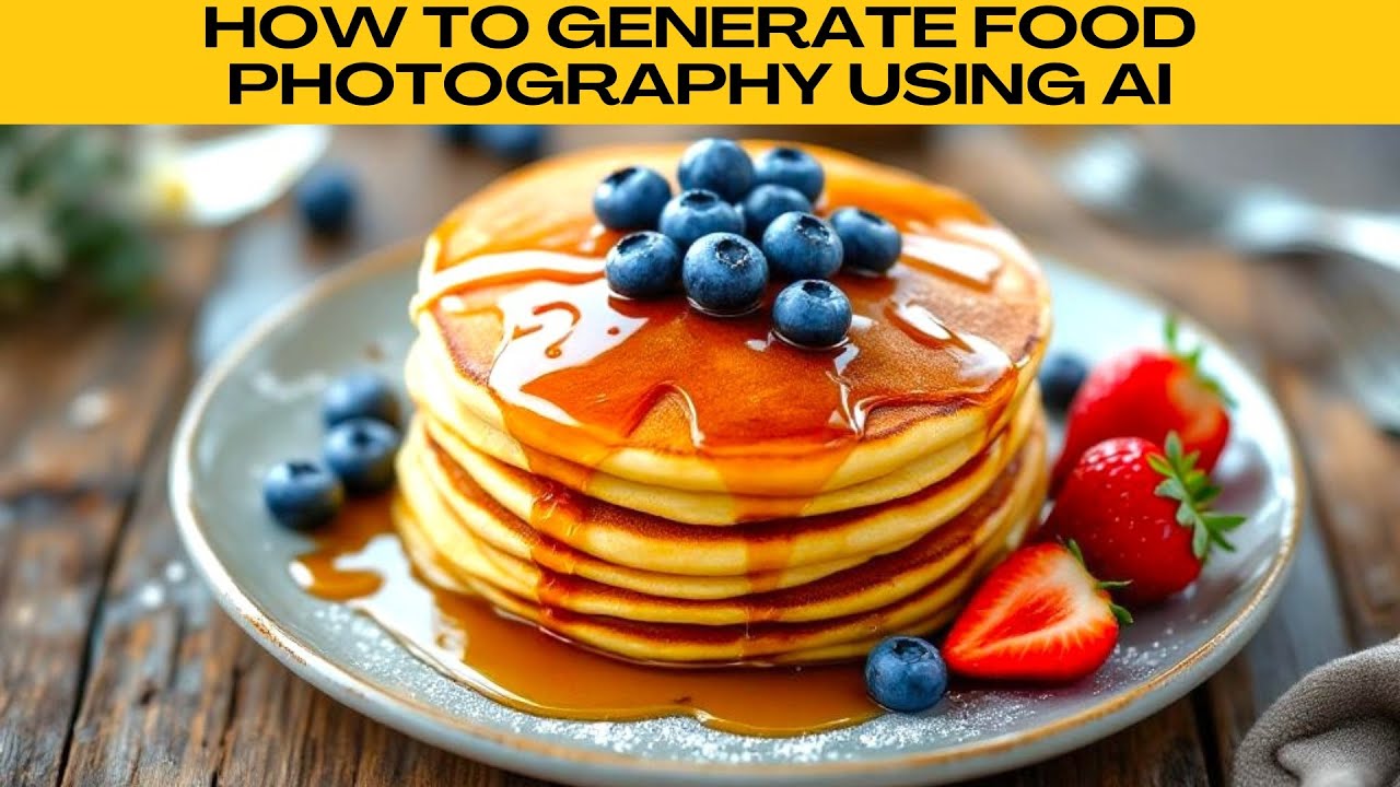 How to Generate FOOD PHOTOGRAPHY Using AI! (Perfect for Menus, Recipe Blogs, Social Media, etc.)