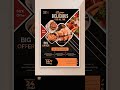 delicious food poster design #fyp