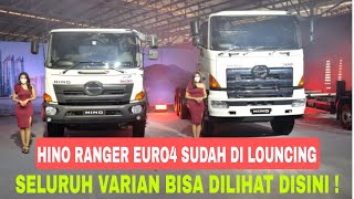 sudah resmi diluncurkan oleh hmsi, berikut line up seluruh varian hino ranger euro4