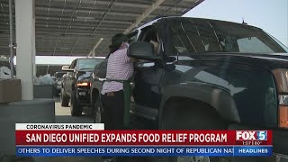 San Diego Unified Expands Food Relief Program