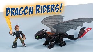 Dragons Race to the Edge Toothless & Hiccup Armored Spin Master