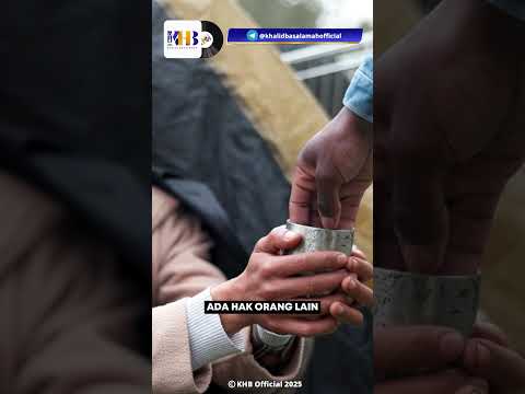 MUSLIM SEJATI TIDAK BISA BERLEPAS DIRI DARI SEDEKAH - KHALID BASALAMAH