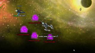 DarkOrbit Ru1 Iron Goliath VS Cyborg and Surgeon [1vs2] by Doctor