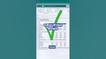 The Best Way to Hide Rows and Columns in Excel!