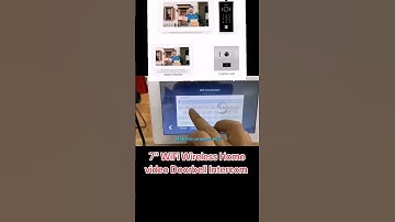 7" home wireless video Doorbell Intercom. Support wifi. TUYA APP  MONITORING #VIDEODOORBELL #HOME