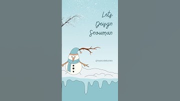 how to make a snowman using html and css – easy step-by-step tutorial! #htmlcss #snowman #snowfall