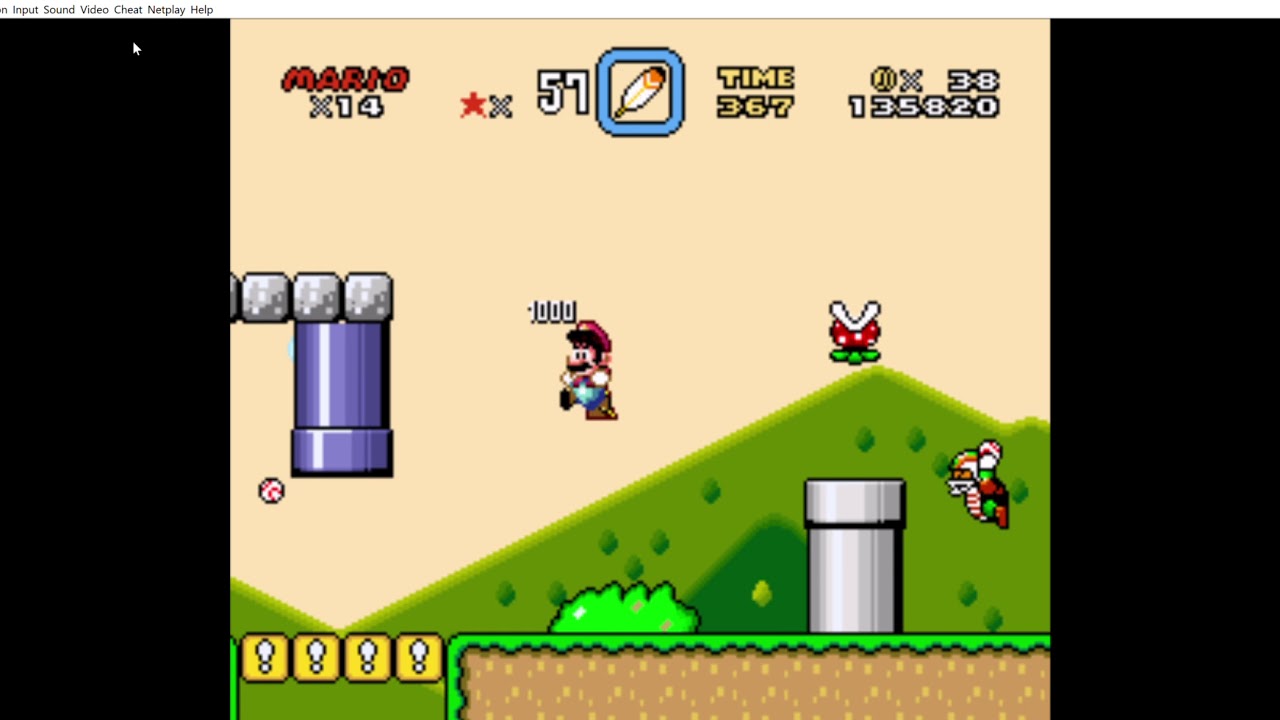 Mario World Donut Plains 1 Secret