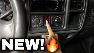 SILVERADO SS CLONE GETS NEW CLIMATE CONTROL KNOBS!