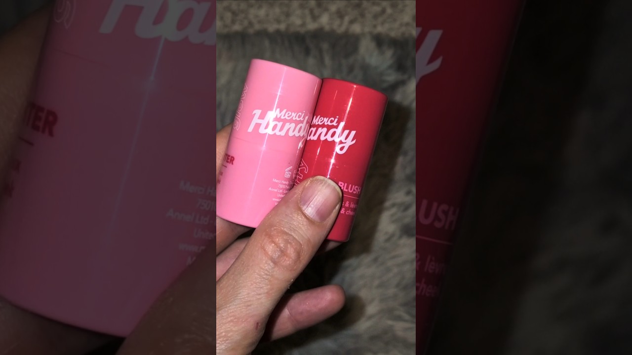 ✨️@mercihandy Kit Let's Glow Heroes Highlighter + Blush✨️#mercihandy#letsglow#swatches#shorts