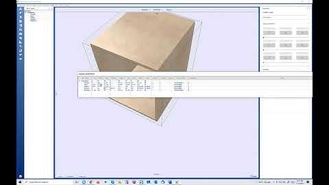 Woodwork design software - SketchList 3D - making a box part 2