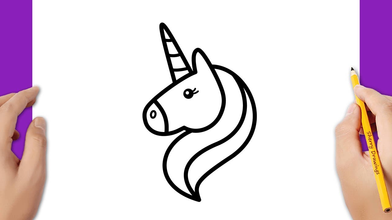 Premium Vector | Cute unicorn elements drawing coloring page illustration