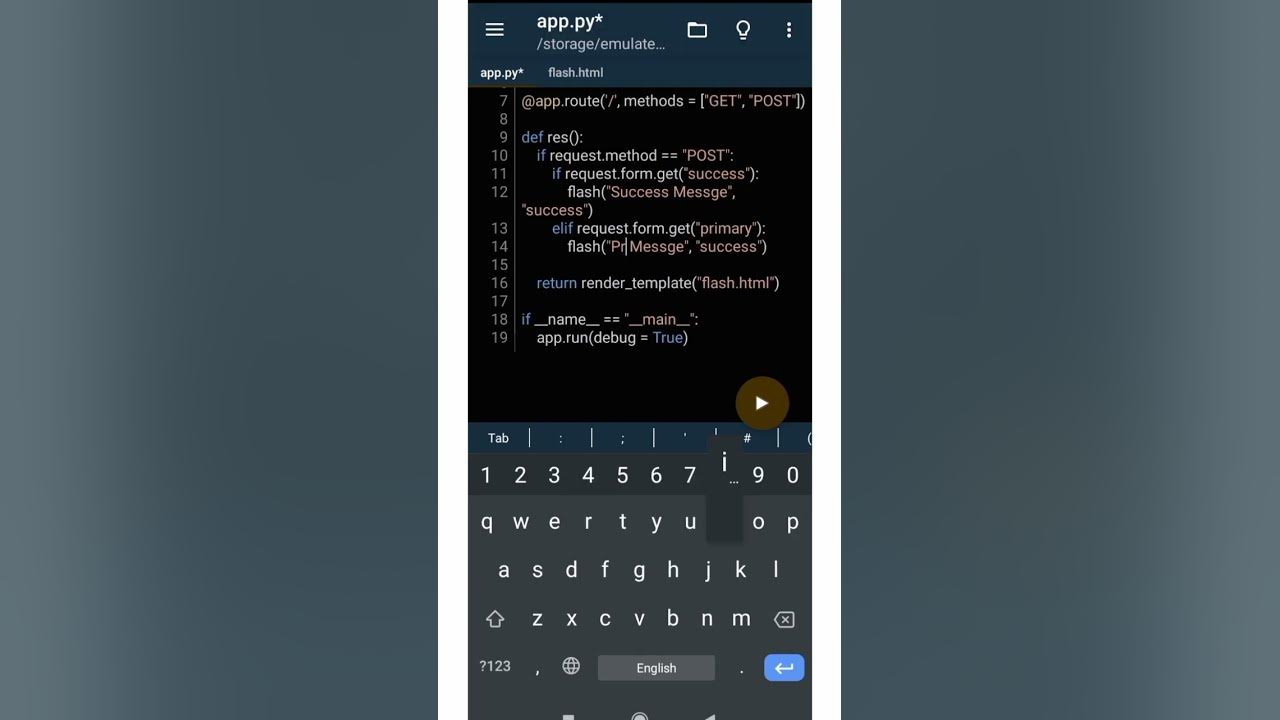 How to create flash messages 6 in flask coding flaskproject code 