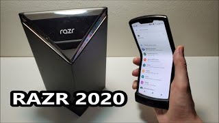 Motorola RAZR 2020 Unboxing! \& Hands On Vs Galaxy Fold \& Others!