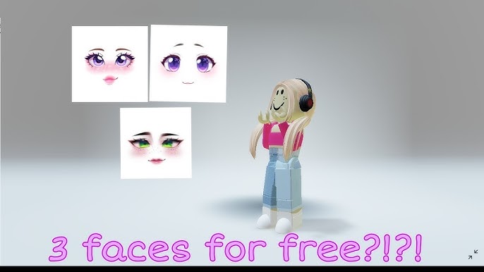 GET FREE FACES ON ROBLOX 🤩🥰 2023 