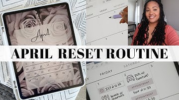 APRIL 2022 MONTHLY RESET ROUTINE | Plan With Me, Goal Setting, Budget Recap + hitting a major $ goal