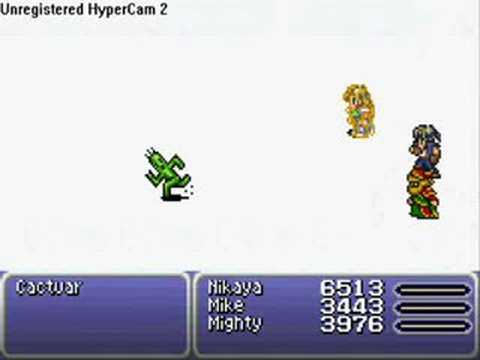 FF6: Mike(Locke)99 VS Nikaya(Celes)99....  Mighty(...