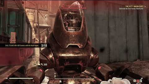 Fallout 76 How to Kill Fanatics With Redd-Upper Auto-Axe Call To AXE-ION Event