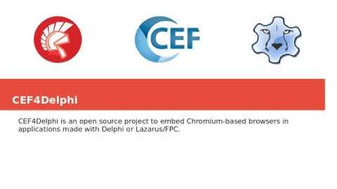 CEF4Delphi presentation