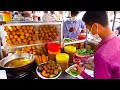 Under 1  yummy  popular street meatball bread numpang brohit  cambodian street food