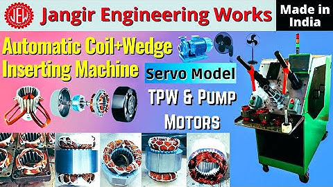 Automatic Coil & Wedge Insertion Machine #jangirengineeringworks #coilinsertingmachine #makeinindia