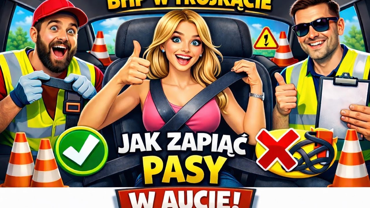 JAK POPRAWNIE ZAPIĄĆ PASY? (BHP W TRÓJKĄCIE)