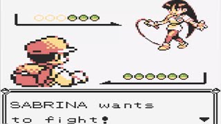 Sabrina Gym Battle - Pokemon Yellow